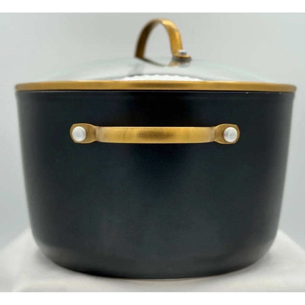 Farberware Forged Induction 6 quart Ceramic Nonstick Stockpot - Glass Lid